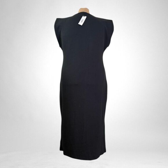 THE DROP Padded Shoulder Black Sheath Dress, NWT! Size 2X - Picture 4 of 8